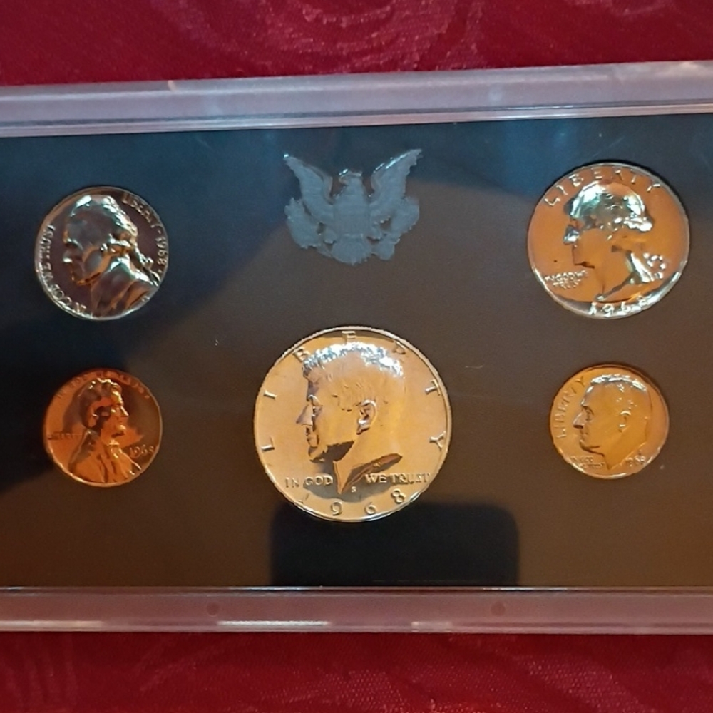 1968 S MINT PROOF SET